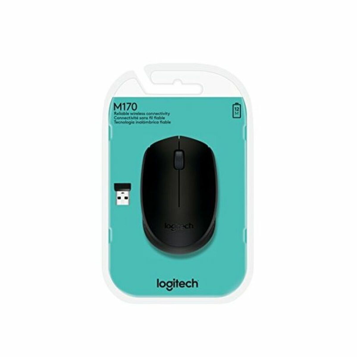 Trådlös Mus Logitech 910-004424 1000 dpi Blå Svart - 6