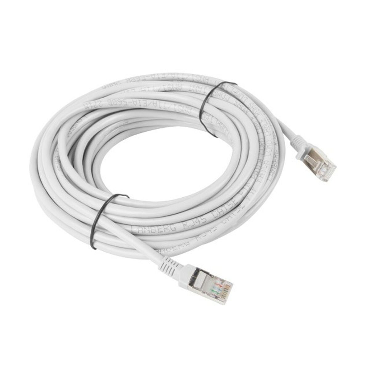 Nätkabel UTP Styv Kategori 5e Lanberg PCU5-10CC-1000-S Grå 10 m - 2