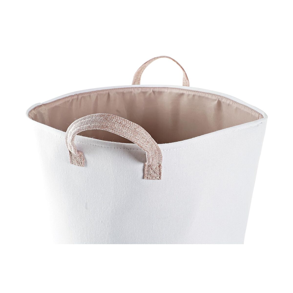 Tvättkorg DKD Home Decor Grå Rosa Polyester (50 x 30 x 60 cm) (2 antal) - 3