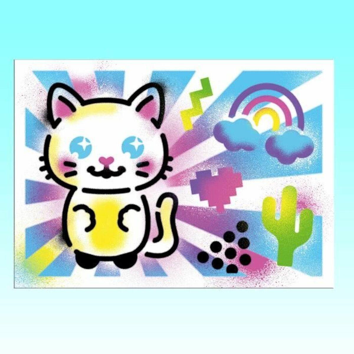 Craft Game Canal Toys Airbrush Art Vit Plast - 2