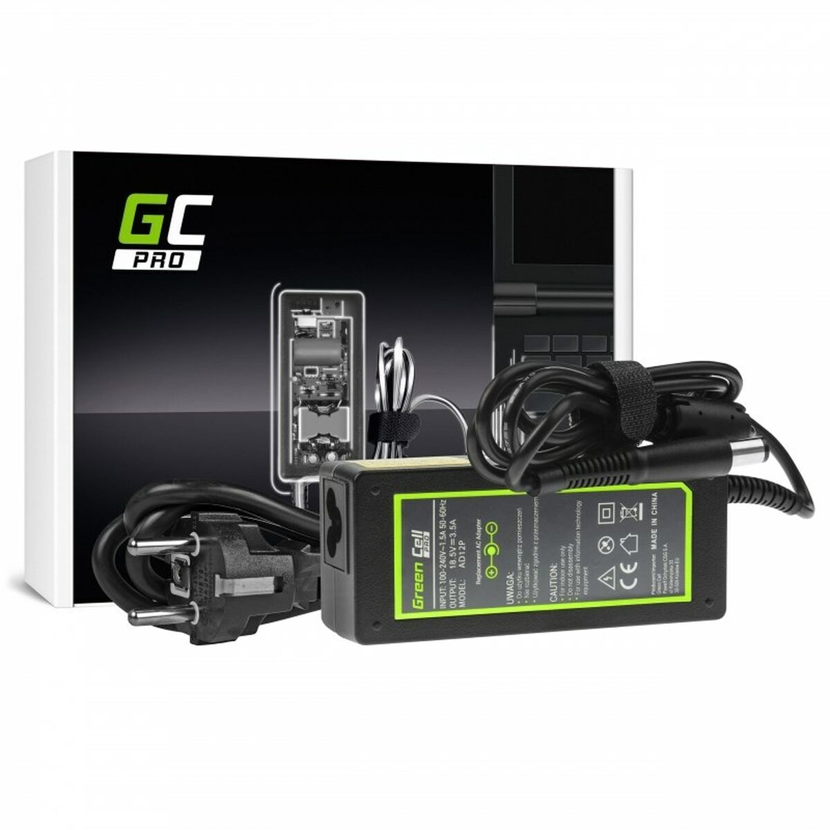 Laptopladdare Green Cell AD12P 65 W