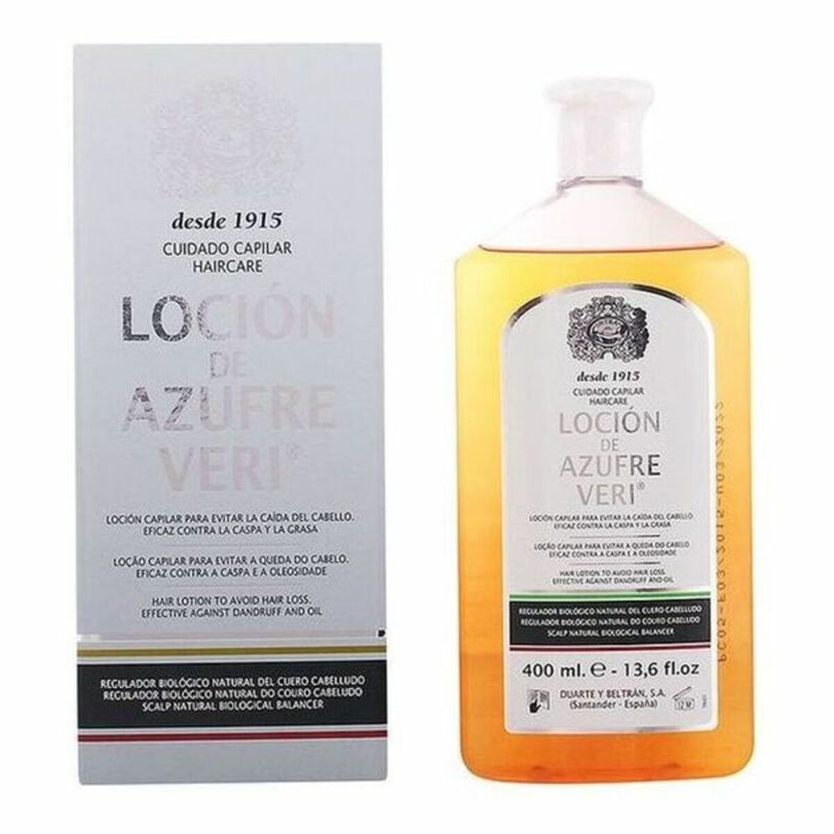 Anti-Håravfall lotion Azufre Veri Azufre Veri 750 ml - 2