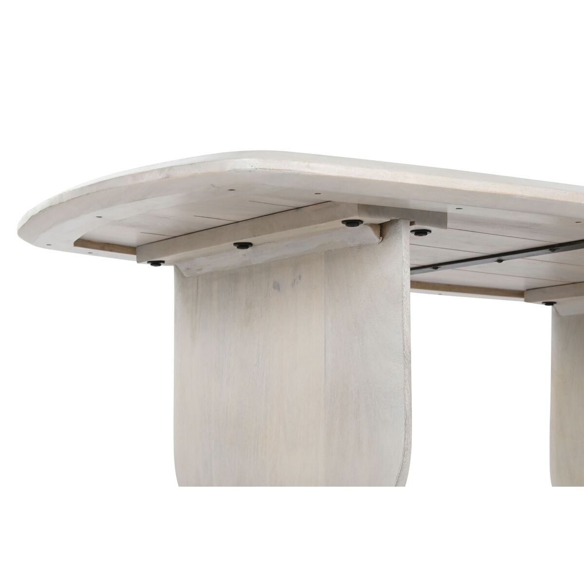 Soffbord Home ESPRIT Vit 137 x 76 x 45 cm - 3