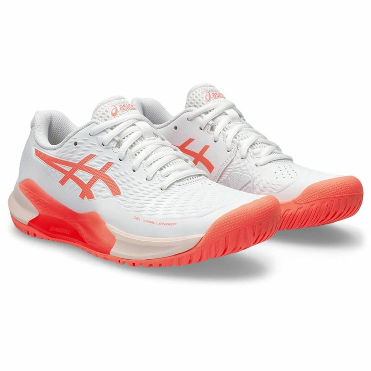 Tennisskor för damer Asics Gel-Challenger 14 Vit Orange - 5
