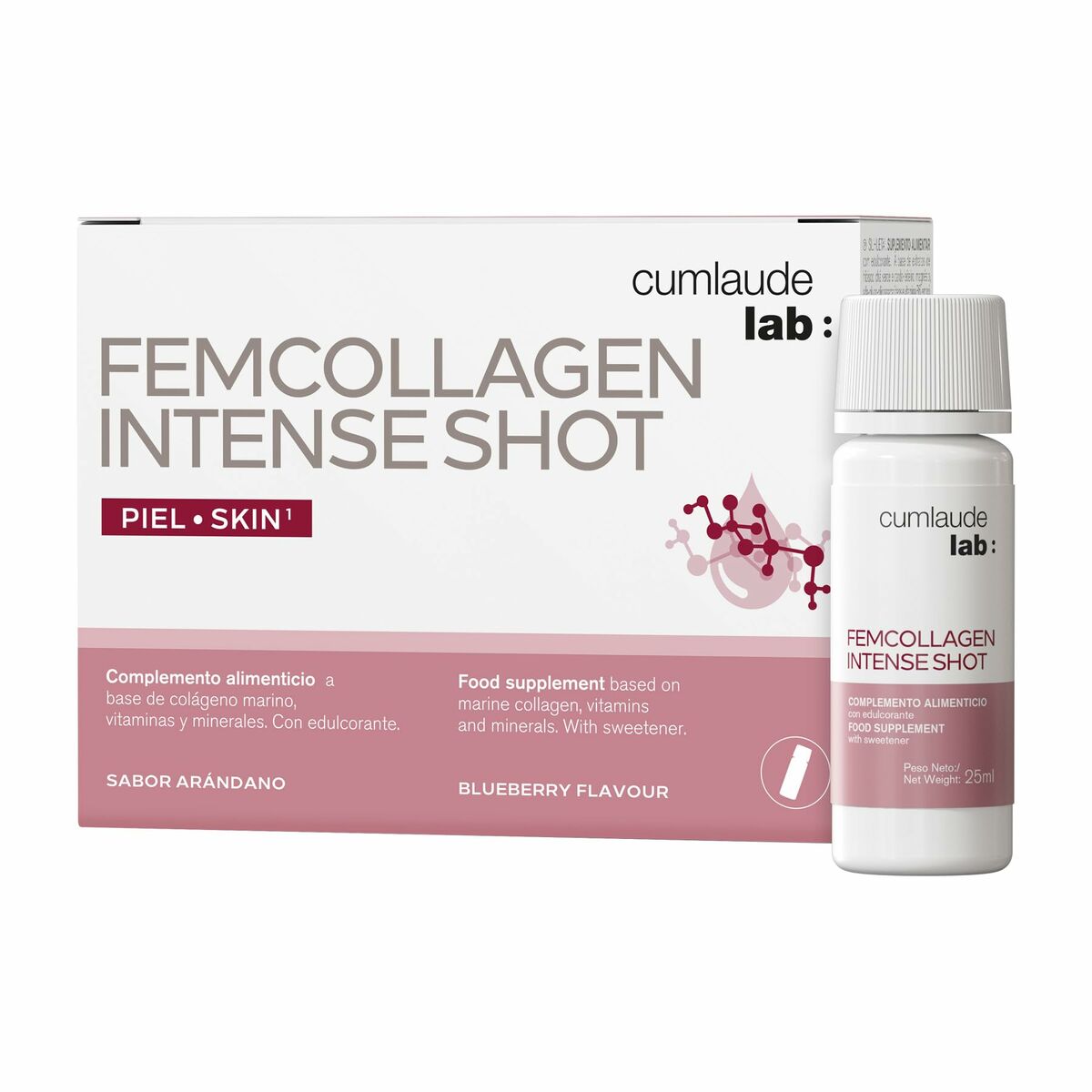Kosttillskott Cumlaude Lab FEMCOLLAGEN INTENSE SHOT 7 antal - 2