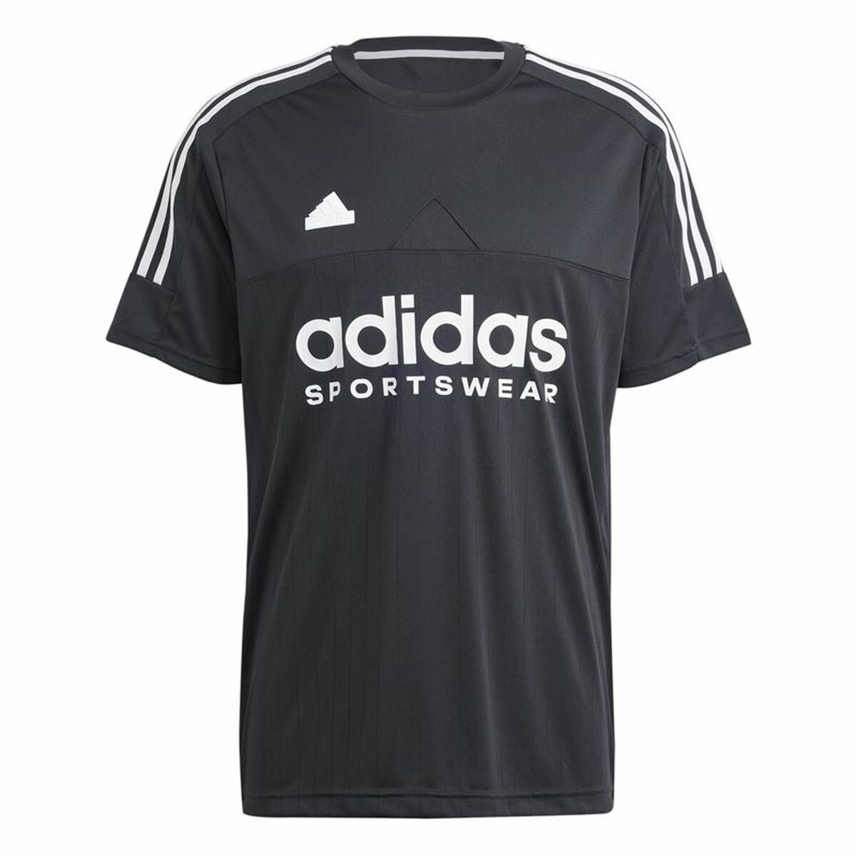 T-shirt med kortärm Herr Adidas Tiro Q1 Svart