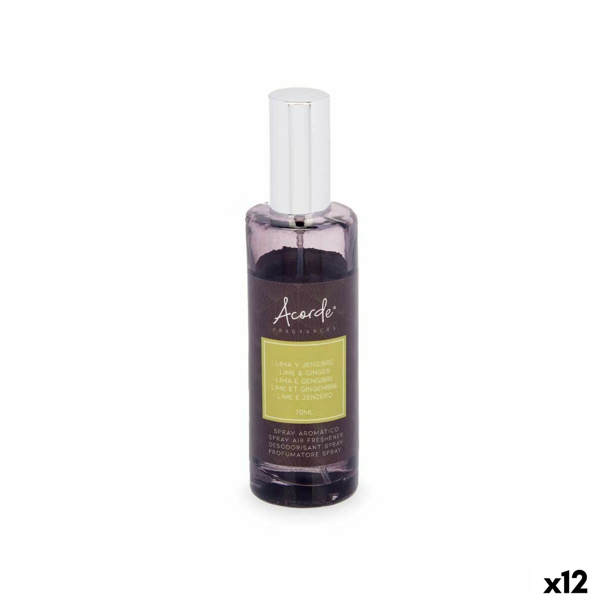 Doftspray Acorde Lime Ingefära 70 ml (12 antal) - 3