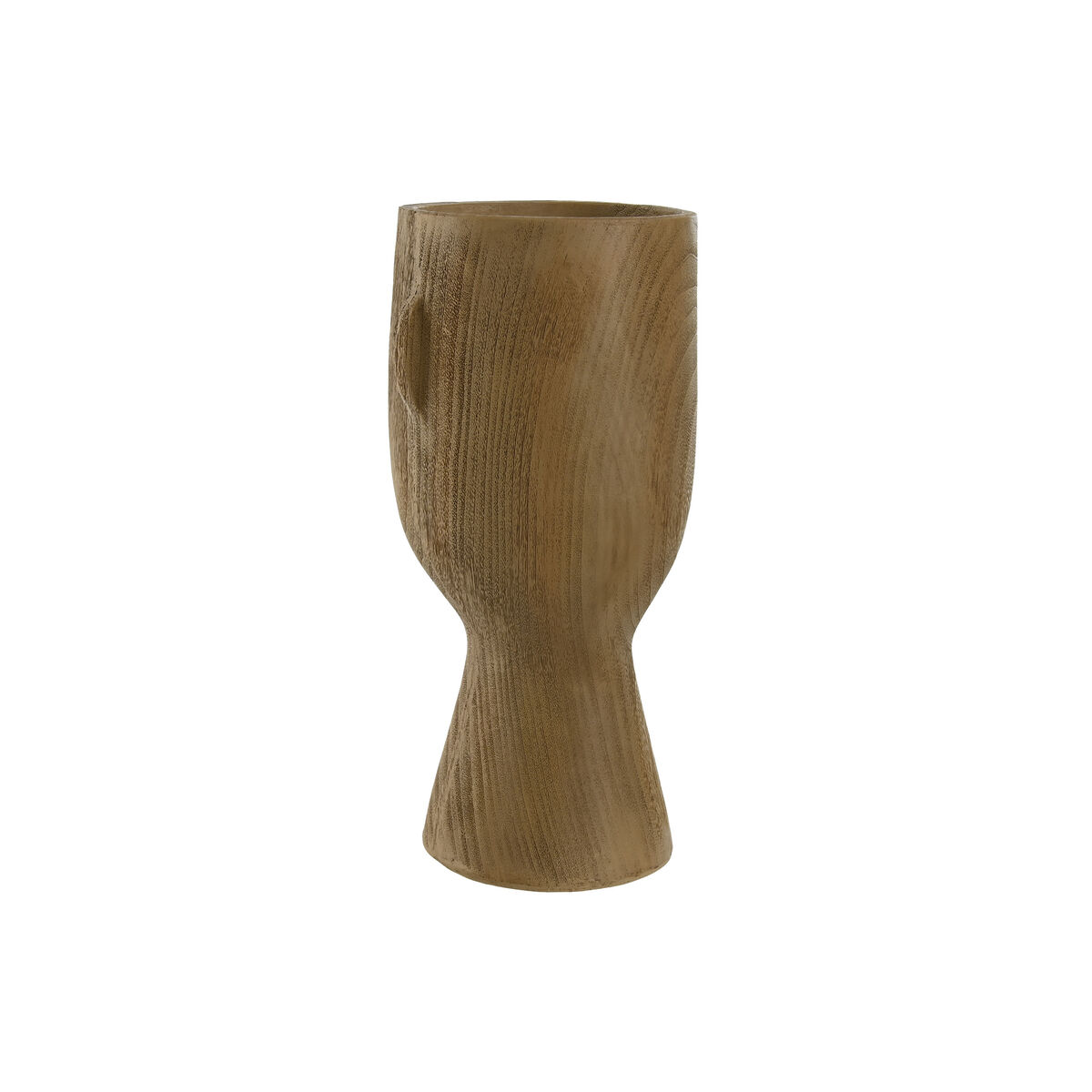 Vas Home ESPRIT Brun Harts Ansikte 15 x 15 x 31 cm - 3