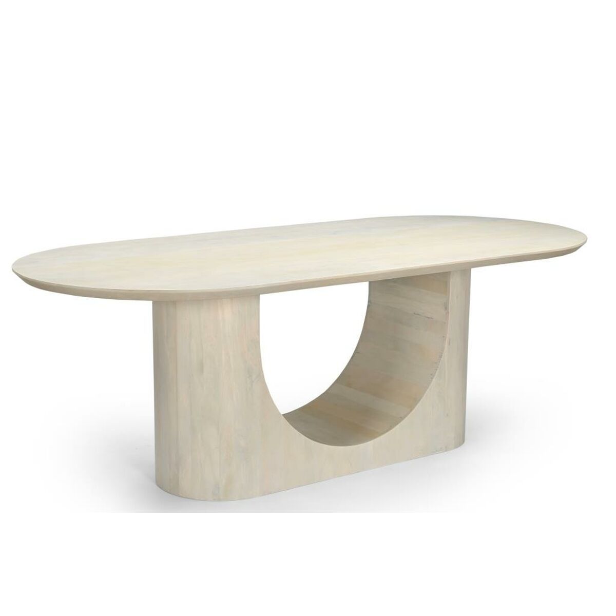 Matsalsbord Home ESPRIT Vit Mangoträ 220 x 100 x 76 cm