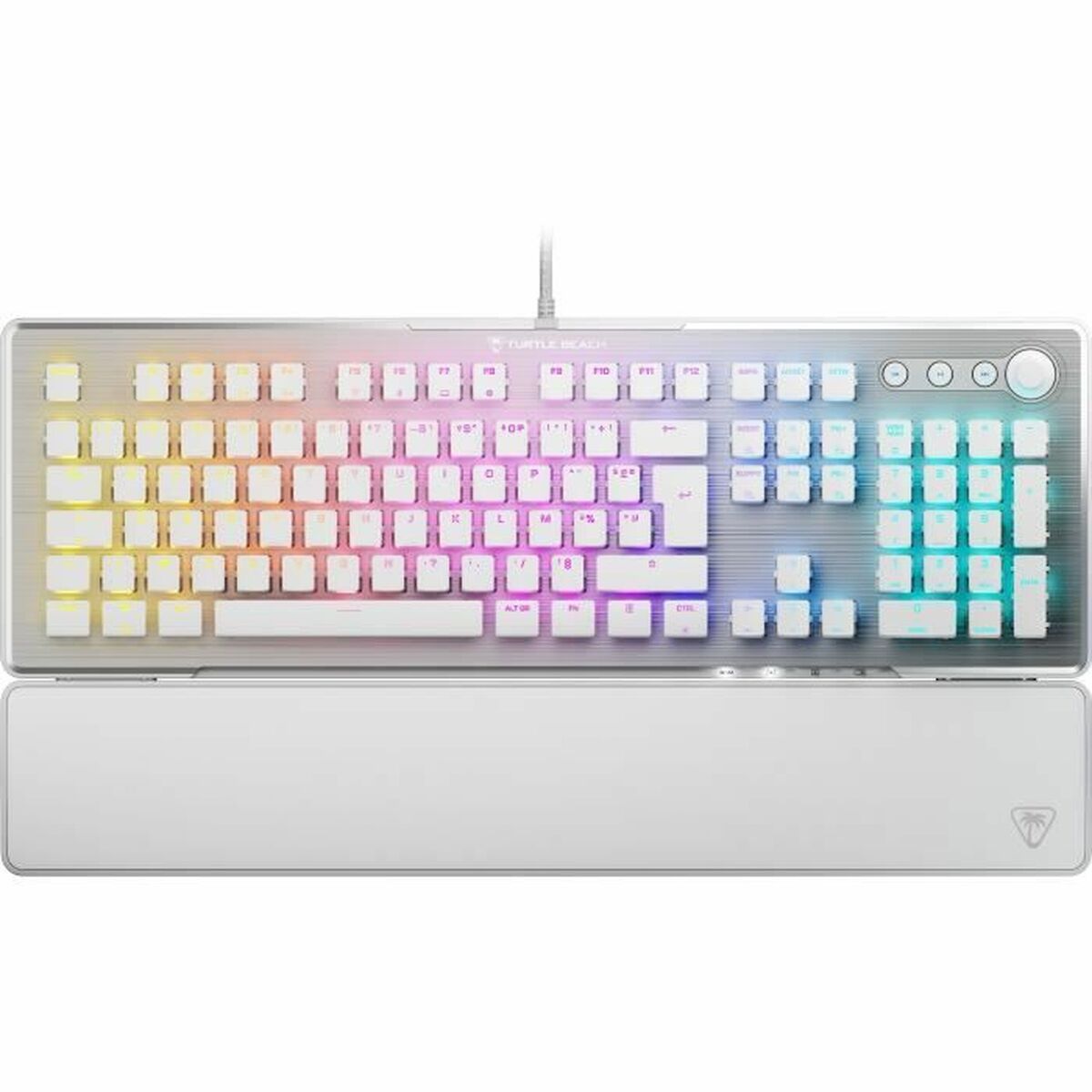 Tangentbord Turtle Beach Vulcan II Vit Azerty Franska