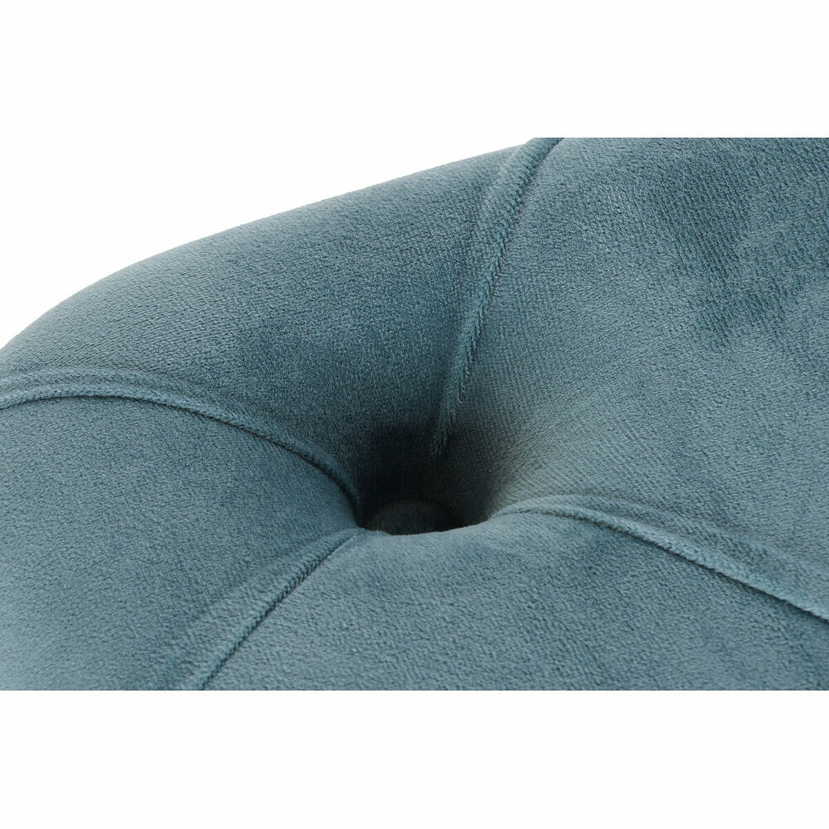 Sittpall DKD Home Decor   Blå Polyester Sammet Trä MDF (88 x 53 x 48 cm) - 6