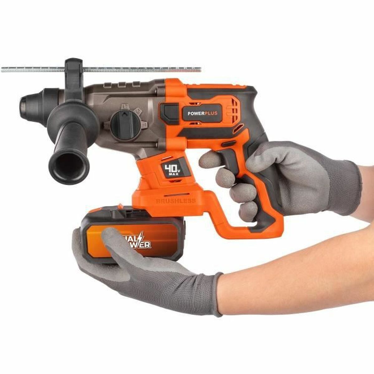 Perforeringshammare Powerplus SDS Plus Dual Power Powdp15680 - 6