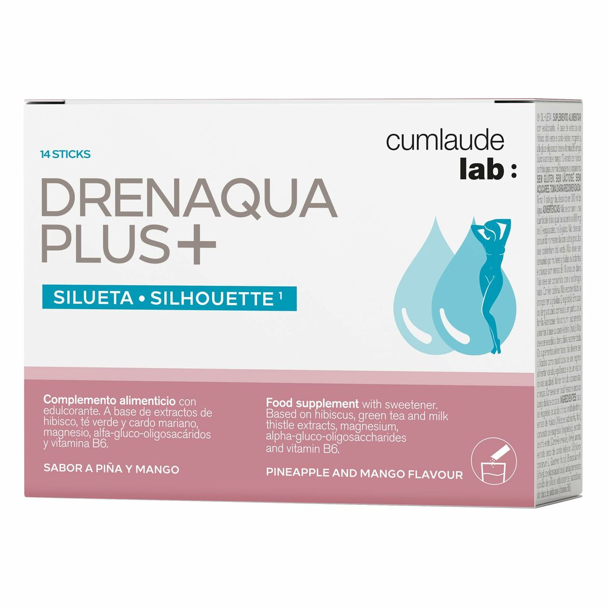 Kosttillskott Cumlaude Lab DRENAQUA PLUS+ 14 antal