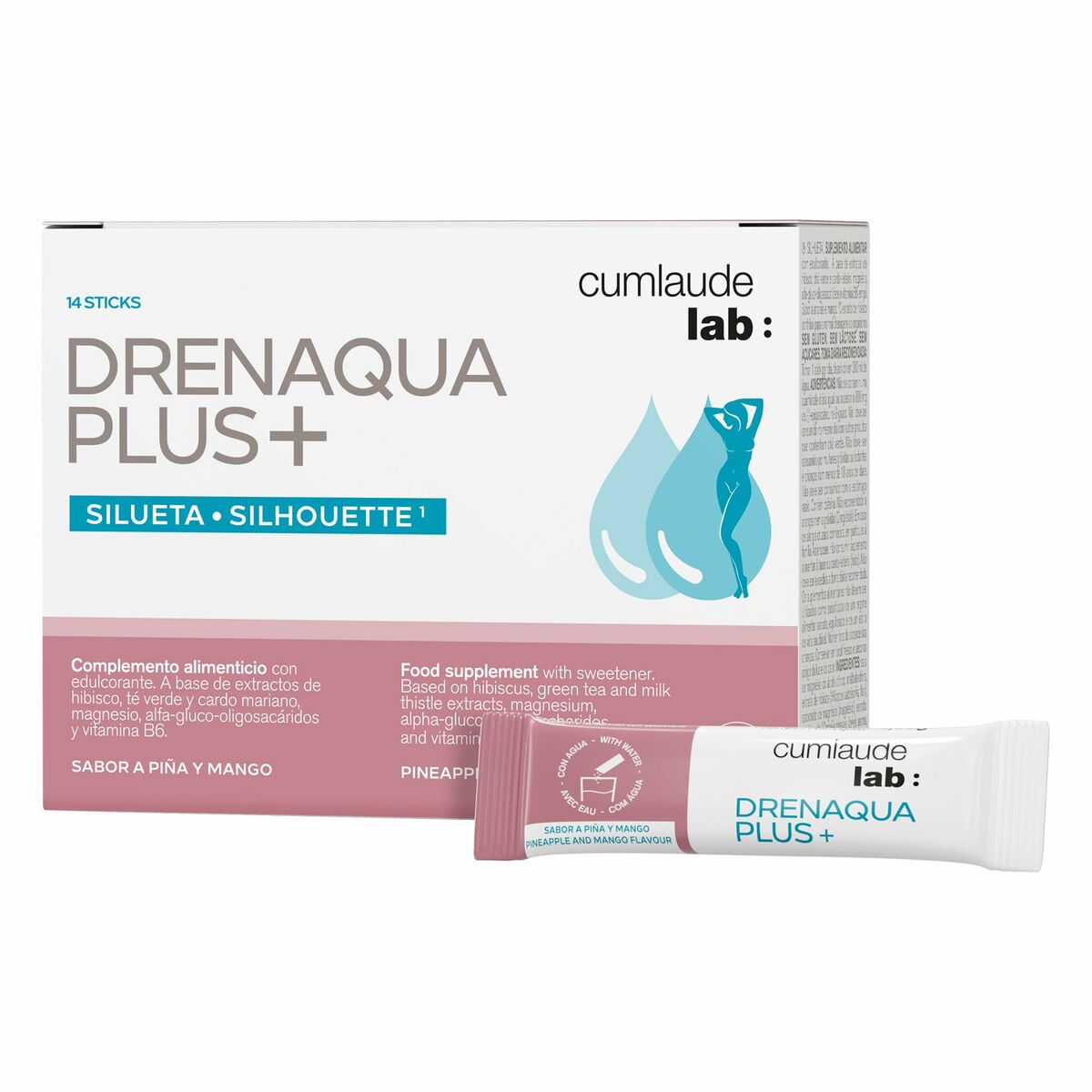 Kosttillskott Cumlaude Lab DRENAQUA PLUS+ 14 antal - 2