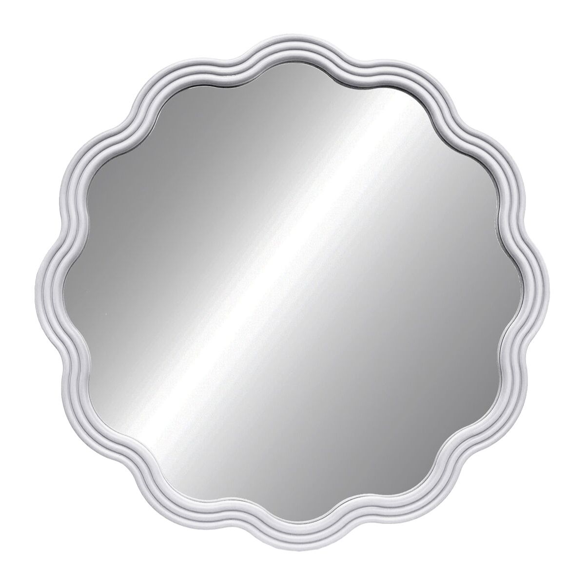 Väggspegel Versa Vit 3 x 60 x 60 cm - 2