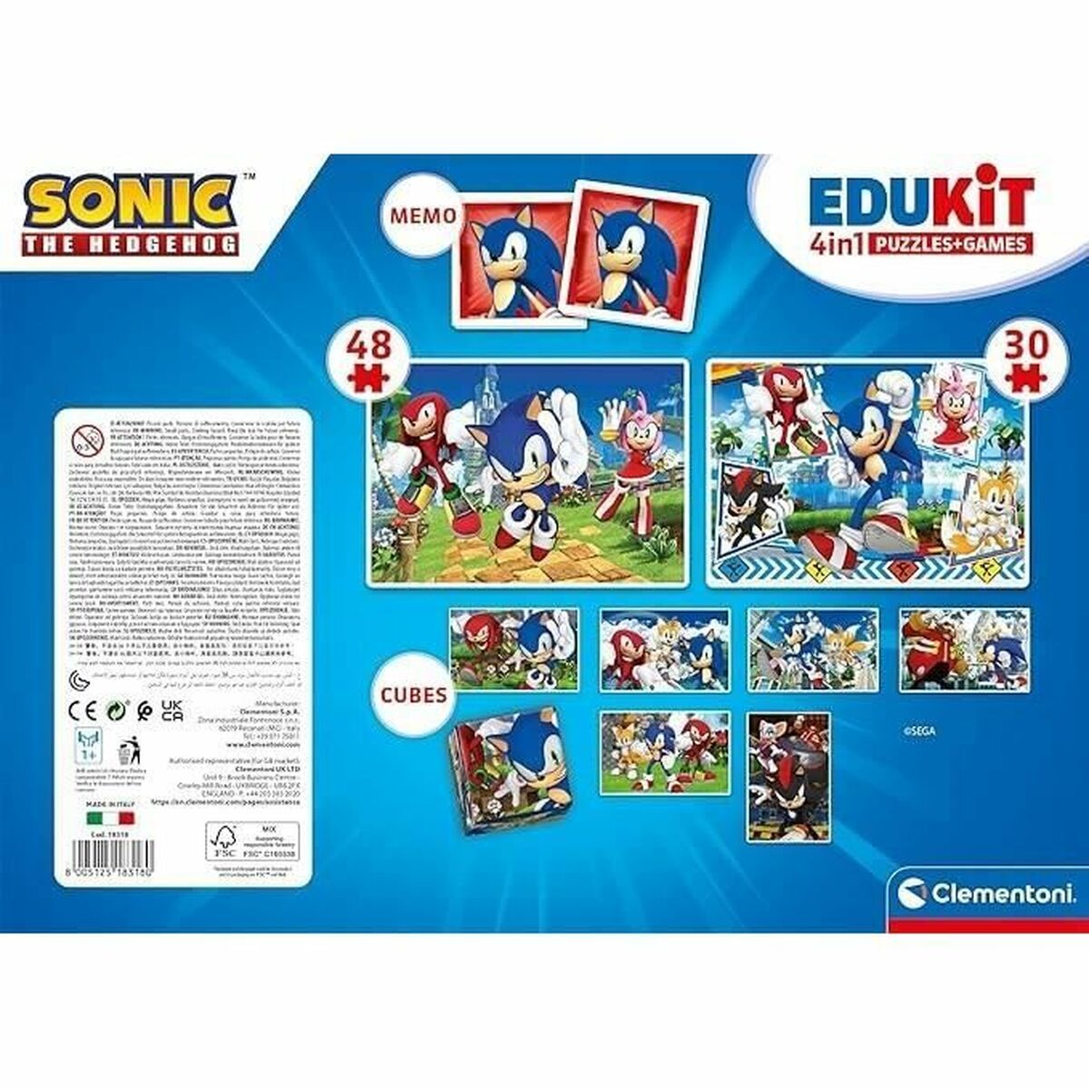 Utbildningsspel Clementoni Sonic - 5