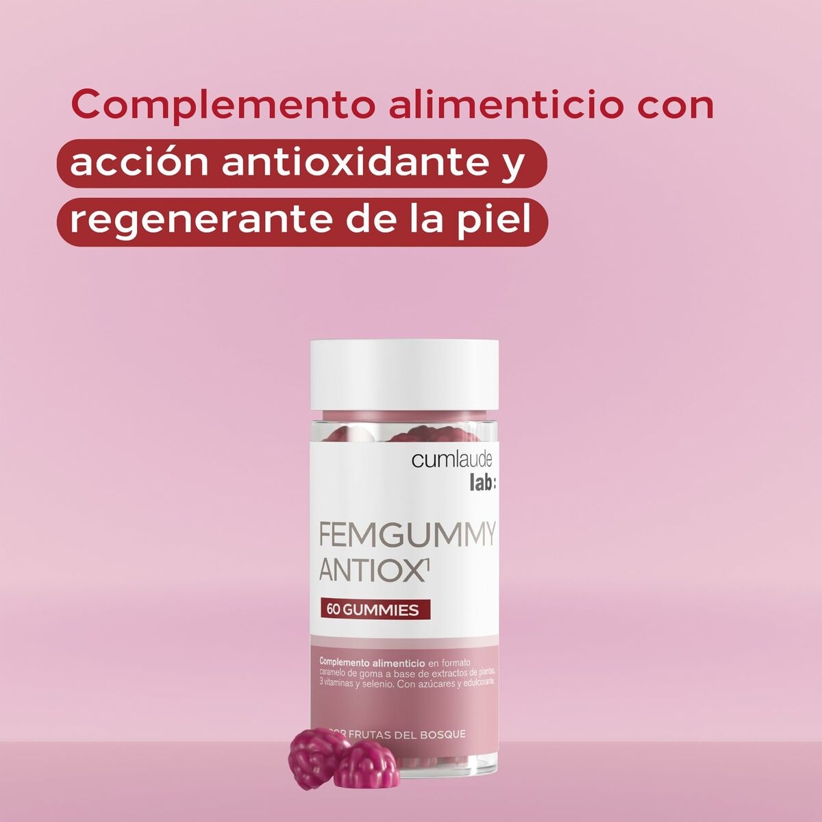 Kosttillskott Cumlaude Lab FEMGUMMY ANTIOX 60 antal - 2