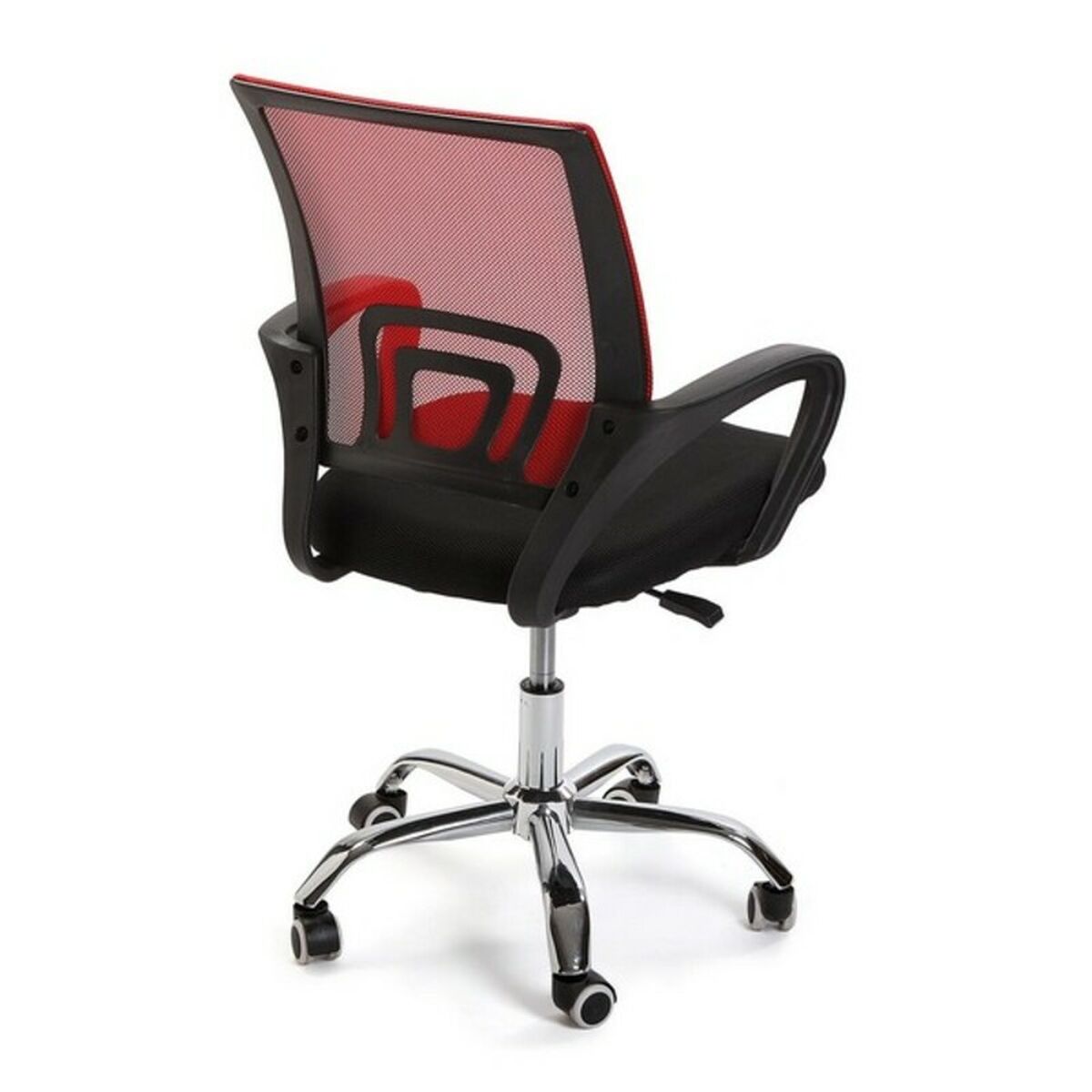 Kontorsstol Versa Svart Röd Multicolour 51 x 58 cm - 5