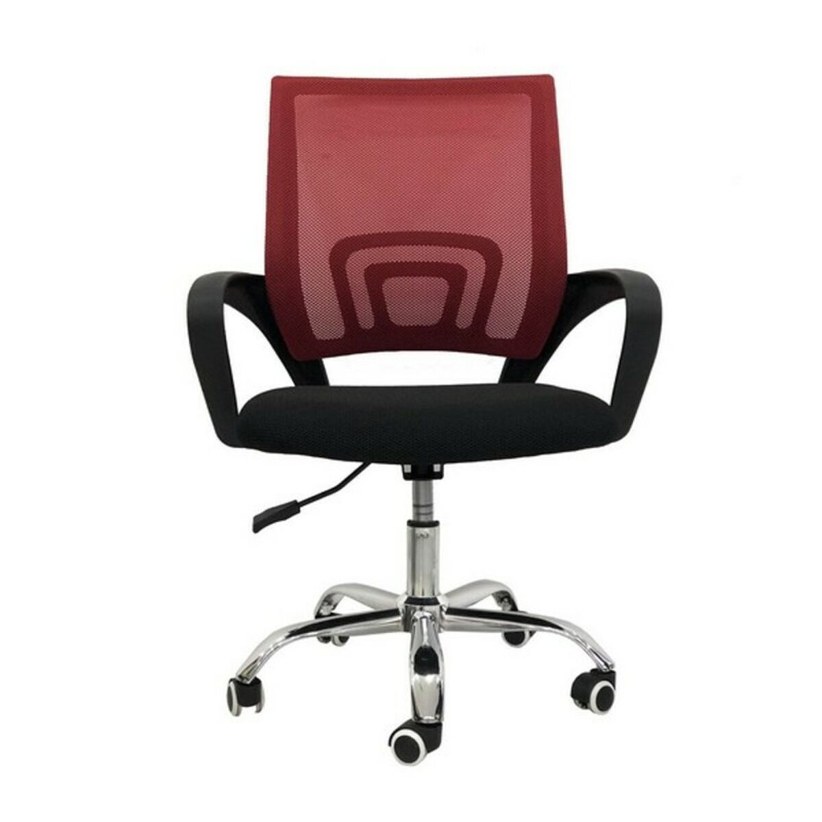 Kontorsstol Versa Svart Röd Multicolour 51 x 58 cm