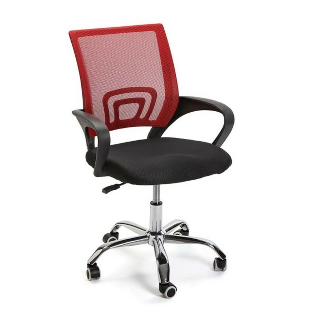 Kontorsstol Versa Svart Röd Multicolour 51 x 58 cm - 2