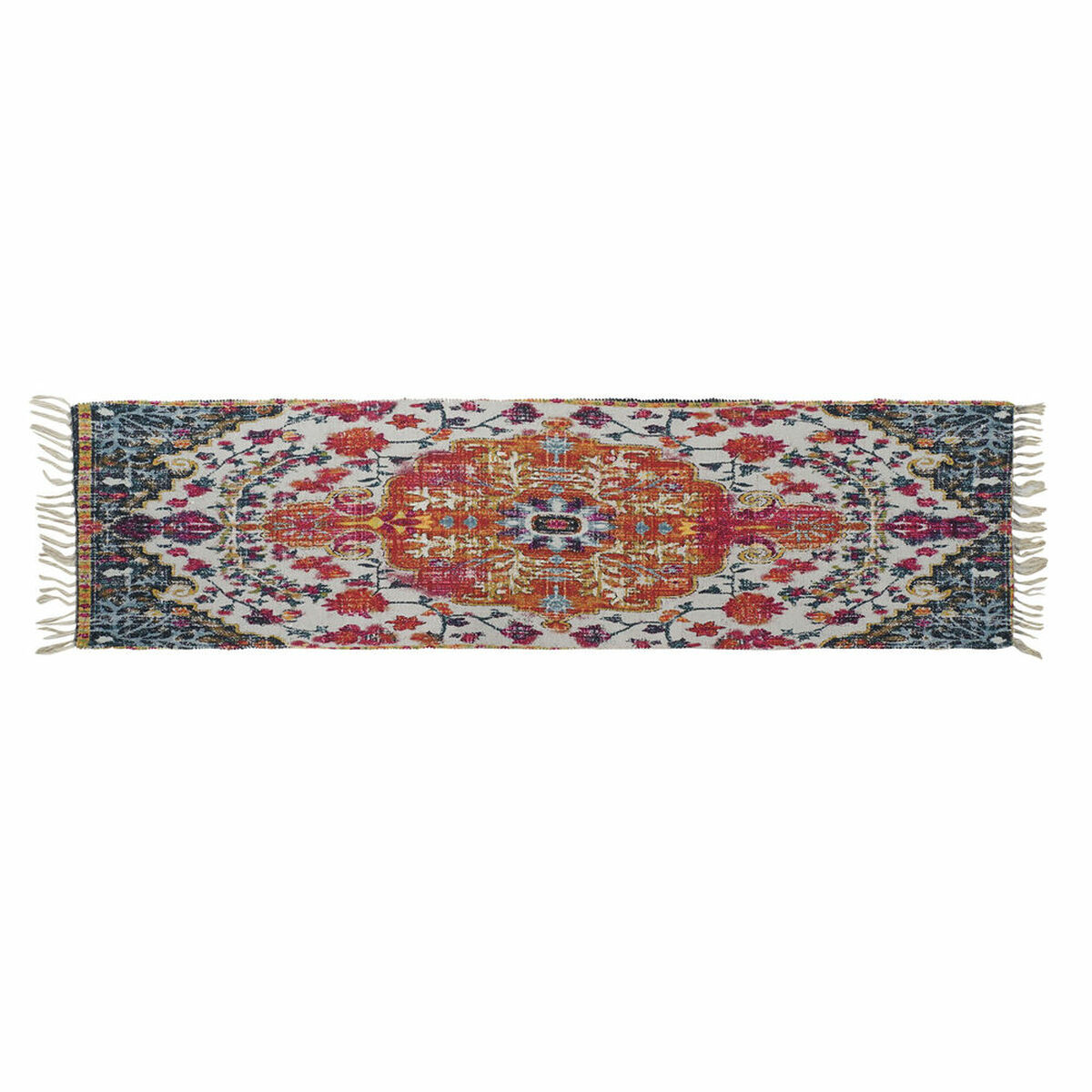 Matta DKD Home Decor Bomull Multicolour Chenille (60 x 240 x 1 cm) - 3