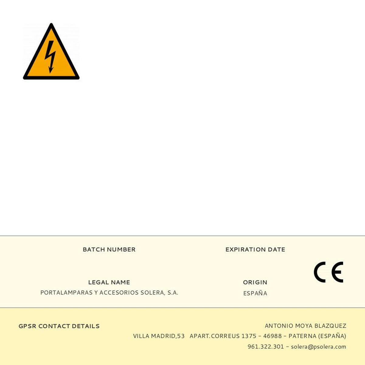 Eluttag Solera 57 250 V Med lock Svart 4,8 mm 16 A IP54 - 4
