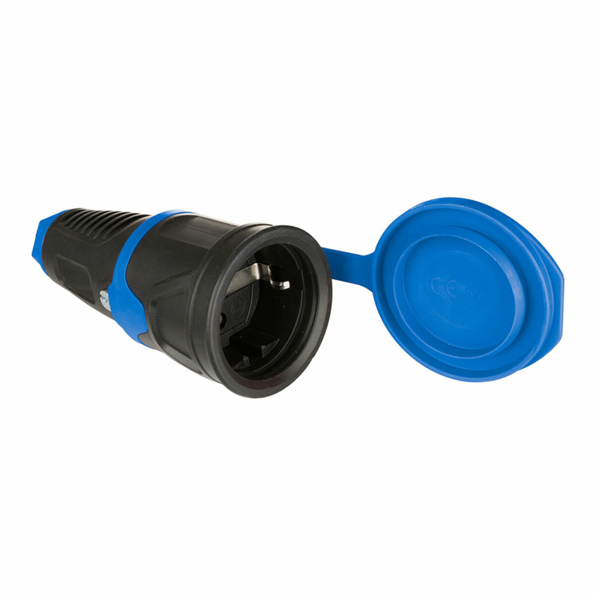 Eluttag Solera 57 250 V Med lock Svart 4,8 mm 16 A IP54 - 3