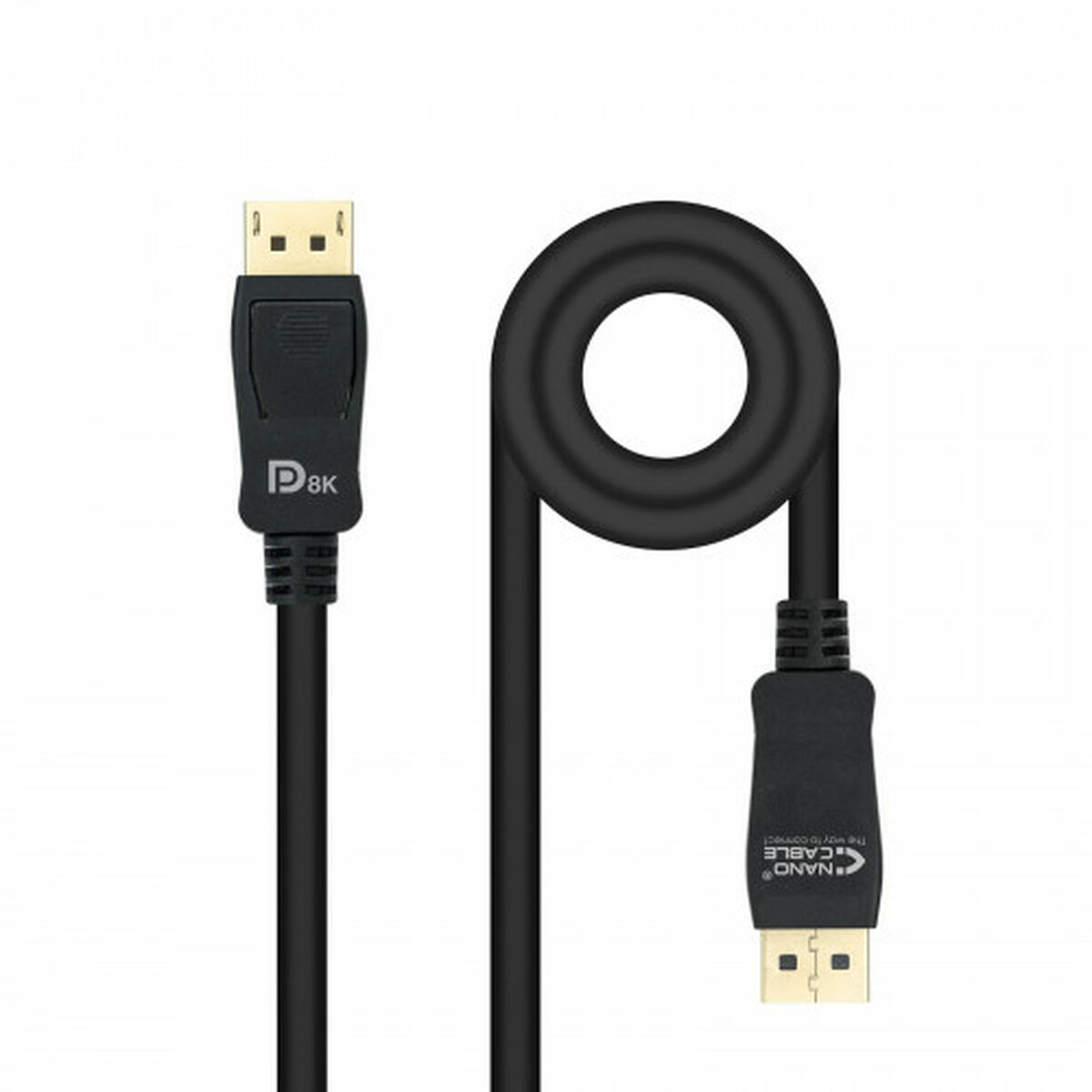 DisplayPort Kabel NANOCABLE 10.15.2501 HDR 8K Ultra HD Svart 1 m
