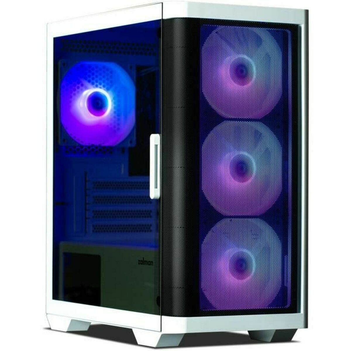 ATX Semitorn Zalman M4 WHITE Vit Svart - 3
