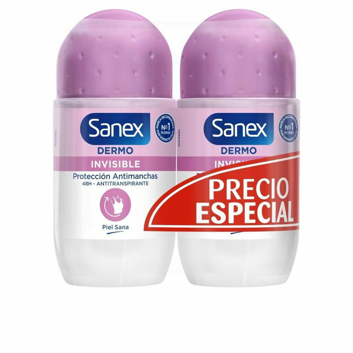 Roll-on deodorant Sanex Invisible 2 x 50 ml - 2