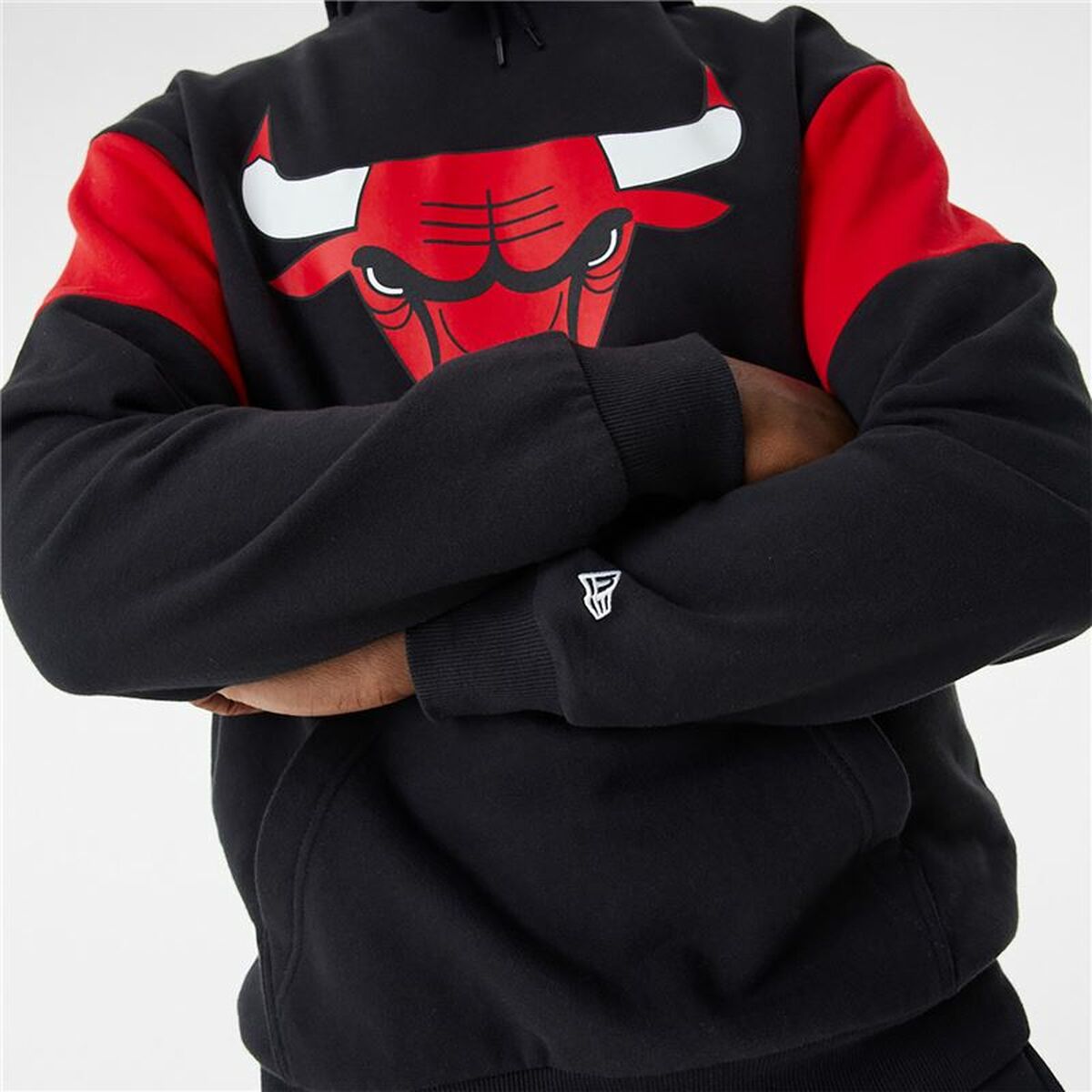Tröja med huva Barn New Era NBA Colour Insert Chicago Bulls Svart - 6