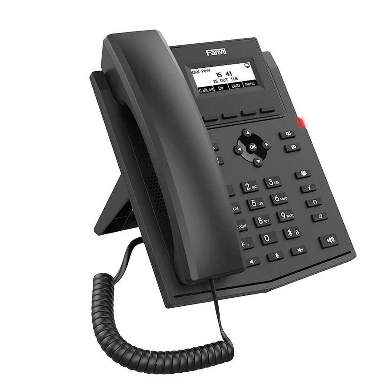 Markkabeltelefon Fanvil Svart (Renoverade A) - 3