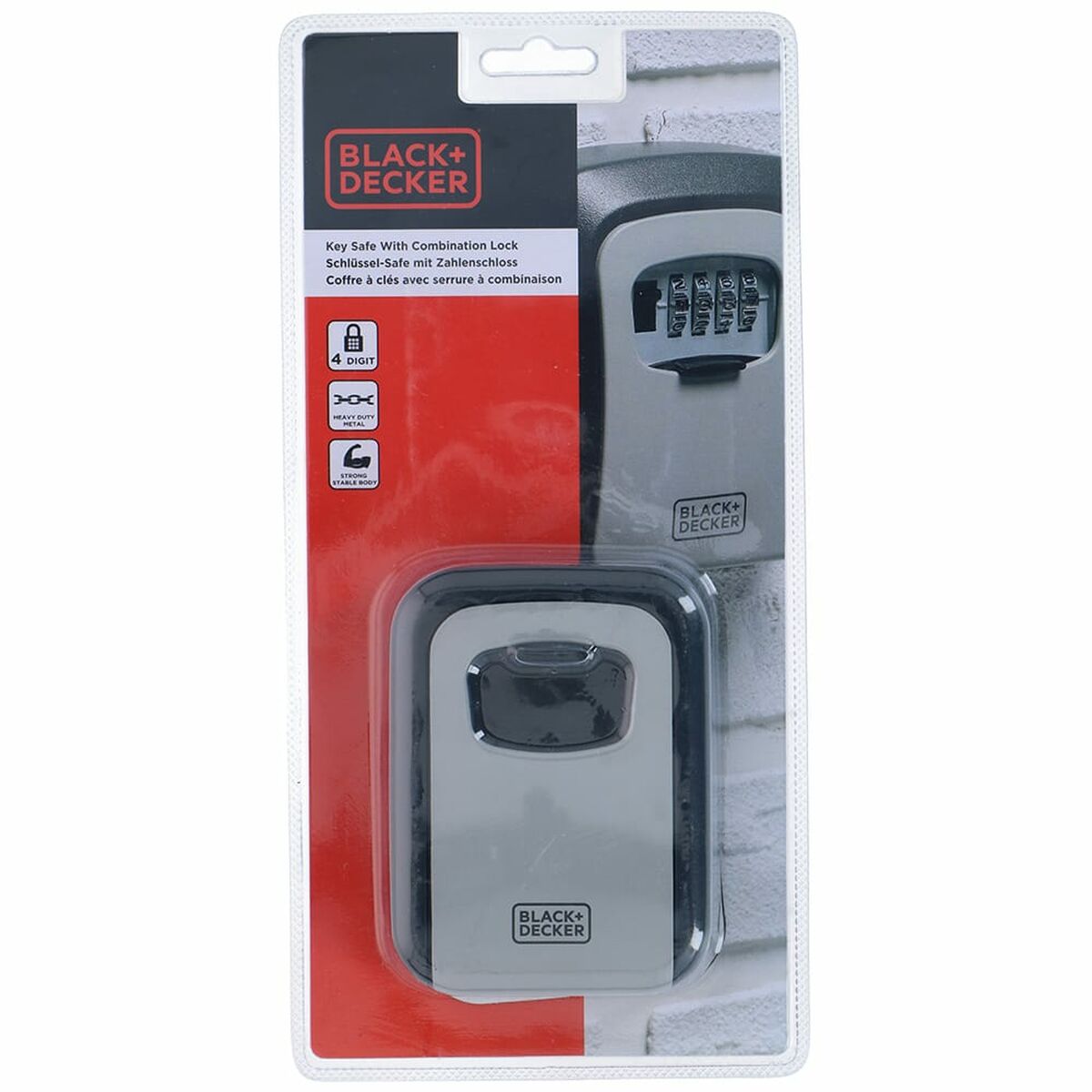 Nyckelskåp Black & Decker 12 x 9 x 4 cm Metall - 3
