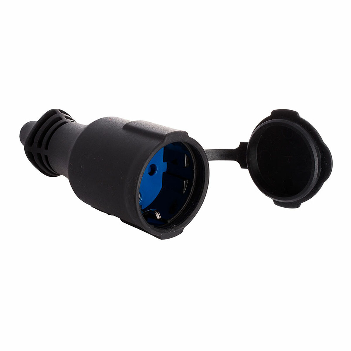 Eluttag Solera 5707c 250 V Svart Med lock 4,8 mm 16 A IP44 - 3