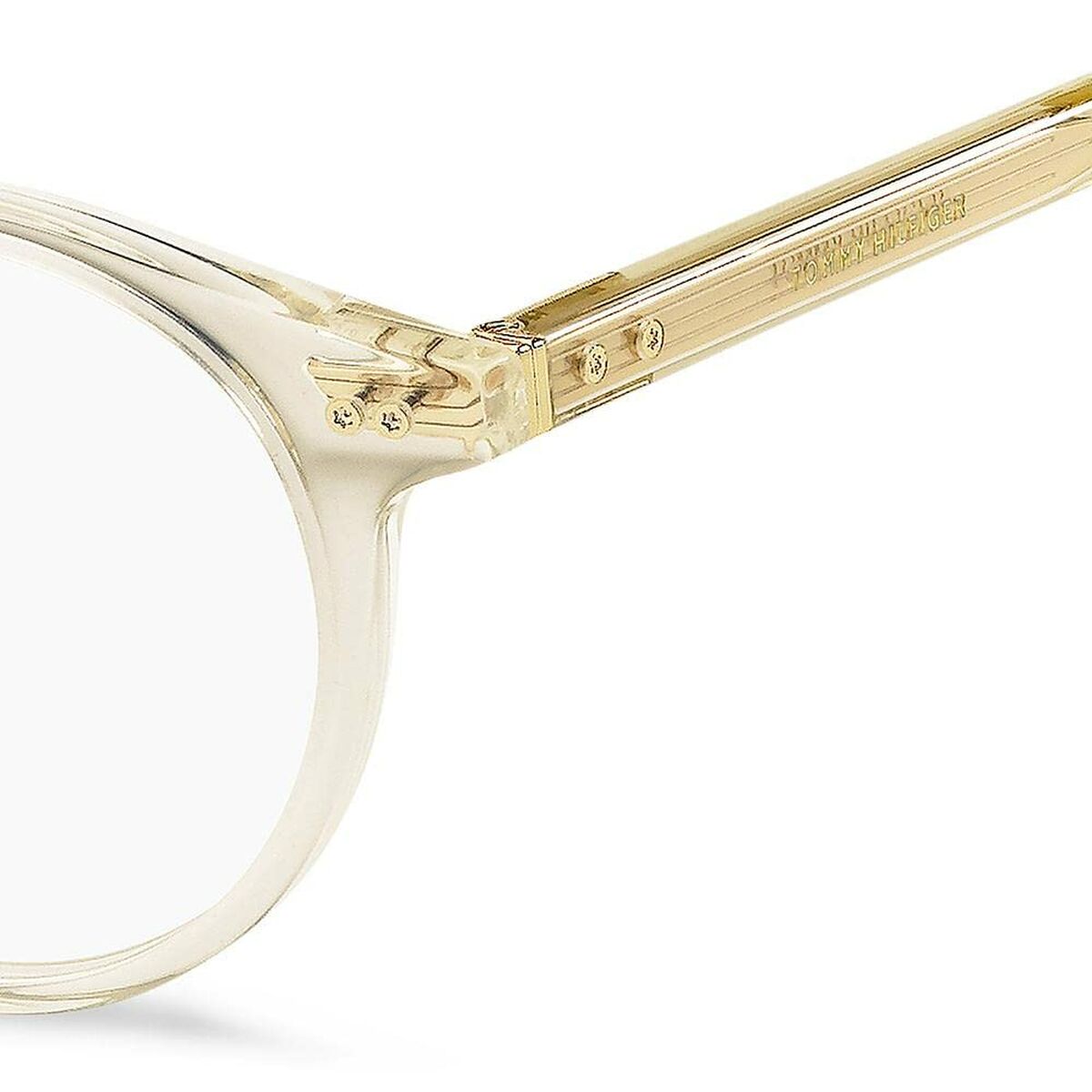Glasögonbågar Tommy Hilfiger TH-1813-HAM Champagne Ø 49 mm - 2
