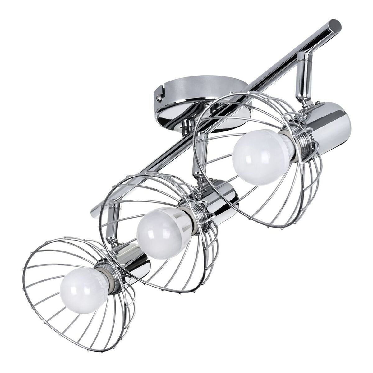Taklampa Activejet AJE-GIZEL 3P Silvrig Metall 40 W - 11