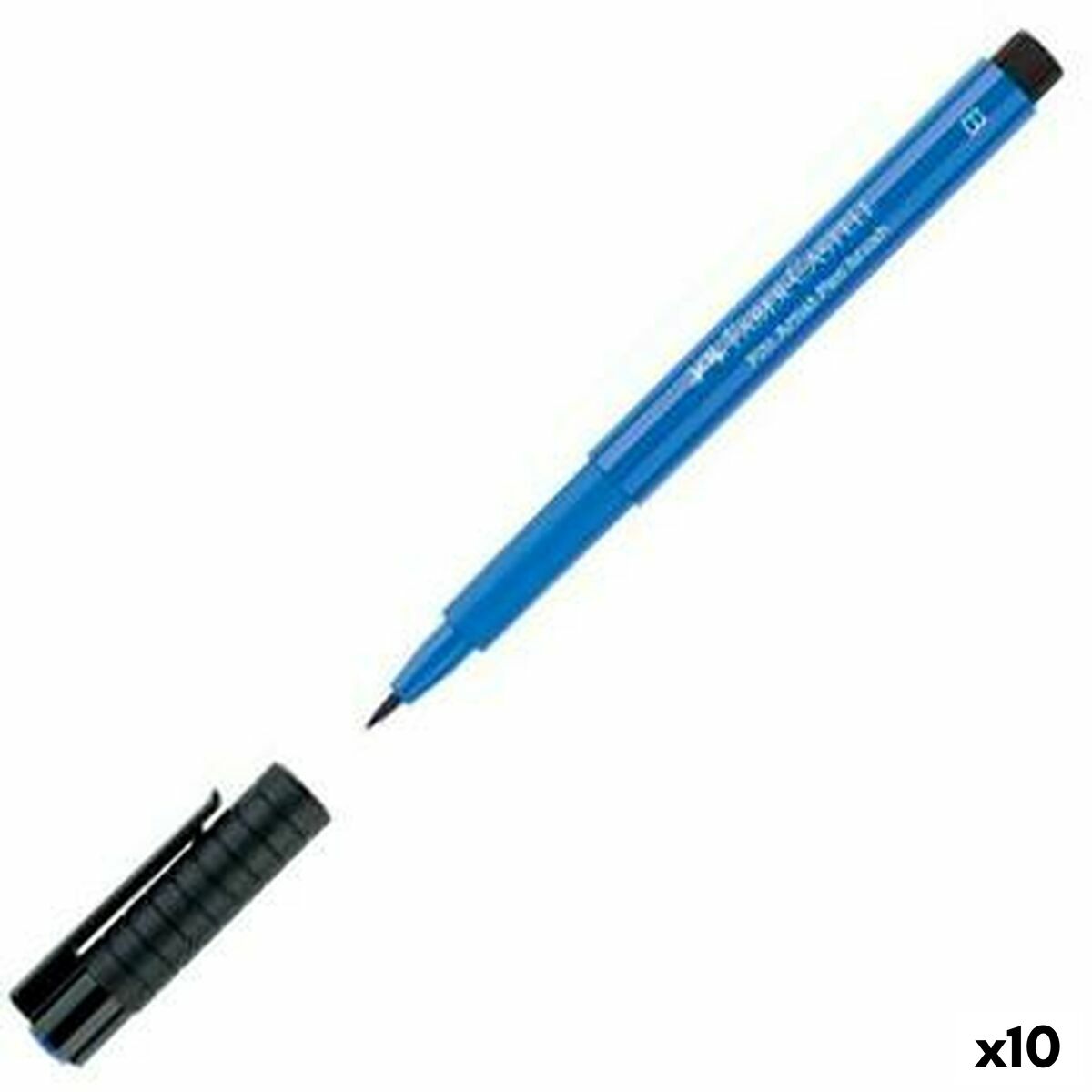 Tuschpennor Faber-Castell Pitt Artist Koboltblått (10 Delar) (10 antal)