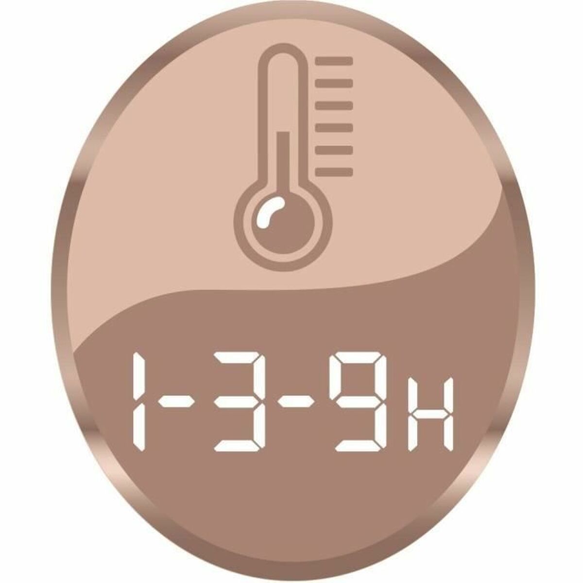 Elektrisk filt IMETEC 16729 Vit Tyg - 2
