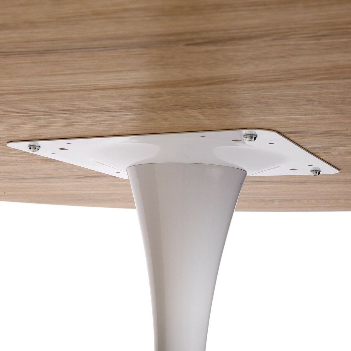 Matsalsbord Versa Lia Metall Trä MDF 120 x 73 x 120 cm - 4
