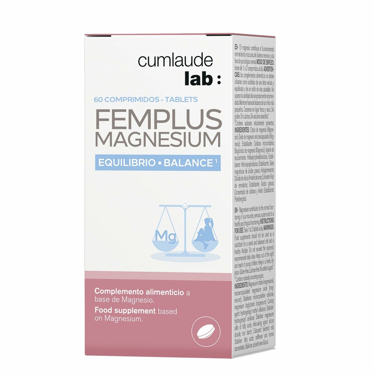 Kosttillskott Cumlaude Lab FEMPLUS MAGNESIUM 60 antal