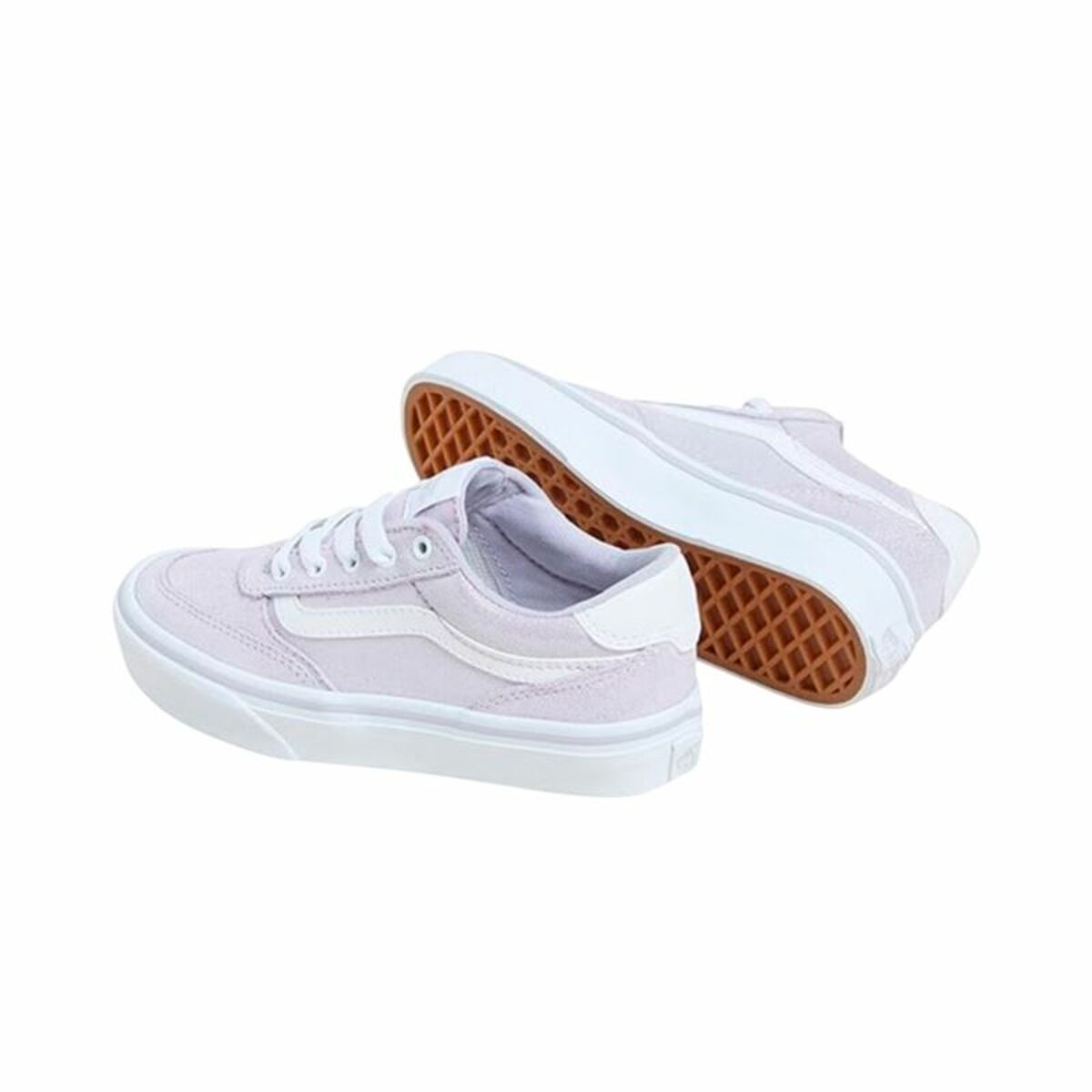 Sportskor för barn Vans Brooklyn Ls Foil Rosa - 2
