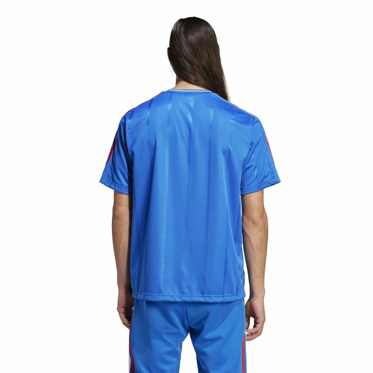 T-shirt med kortärm Herr Adidas Tiro Nations Pack Blå Vit - 3