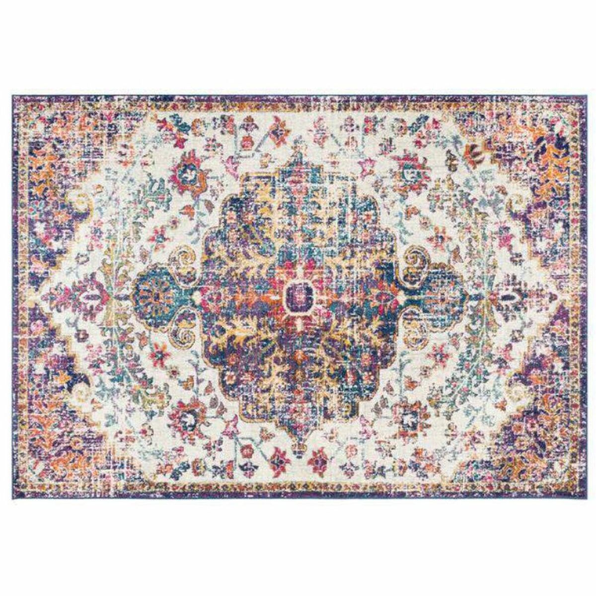 Matta DKD Home Decor Bomull Multicolour Chenille (120 x 180 x 1 cm) - 2