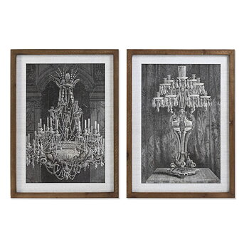 Tavla DKD Home Decor Glas Gran 50 x 2 x 70 cm