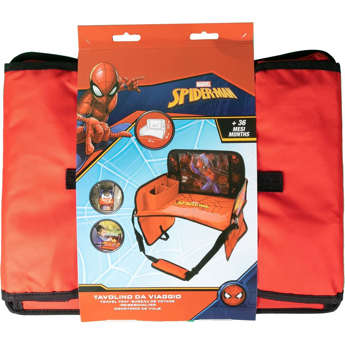 Bilstolsarrangör Spider-Man CZ10642 Röd - 7
