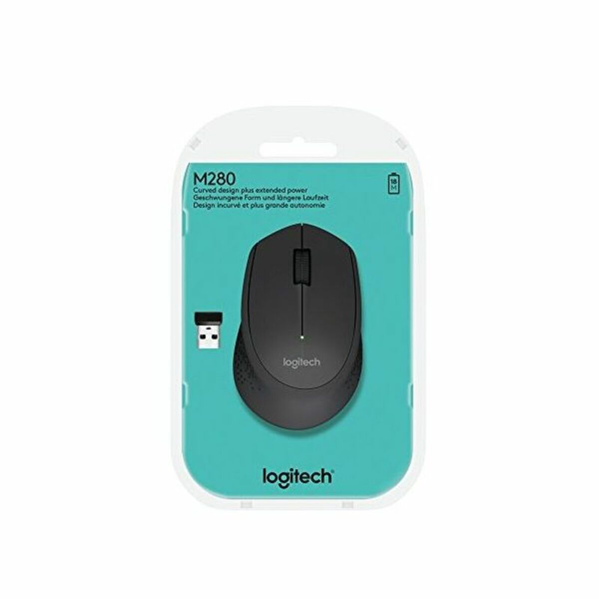 Trådlös Mus Logitech 910-004287 1000 dpi Svart - 6
