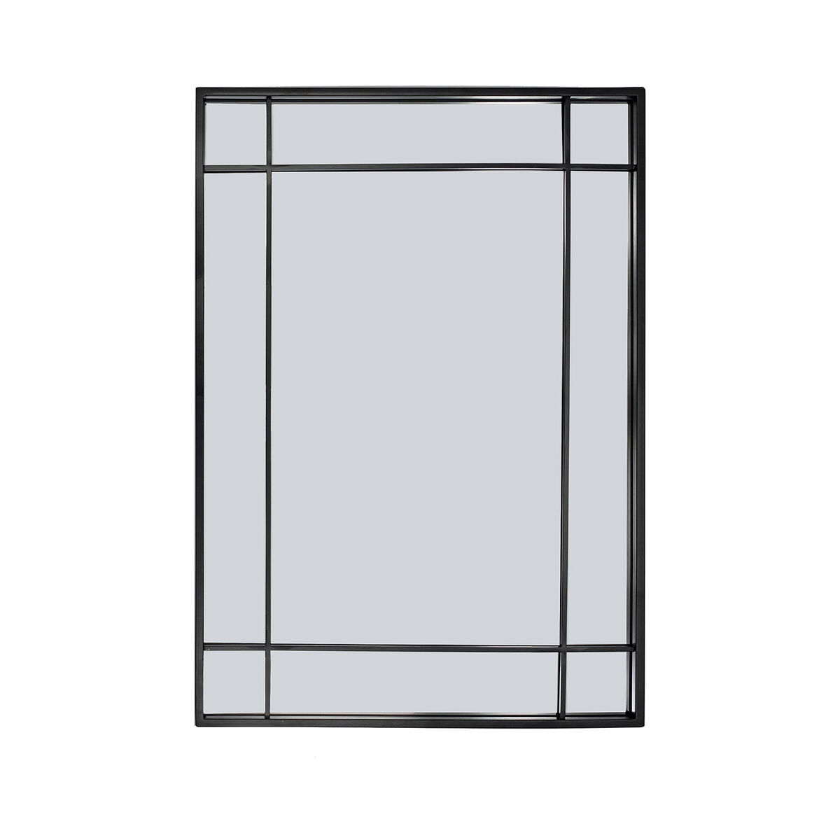 Väggspegel Versa Svart 2,9 X 76 X 53 CM