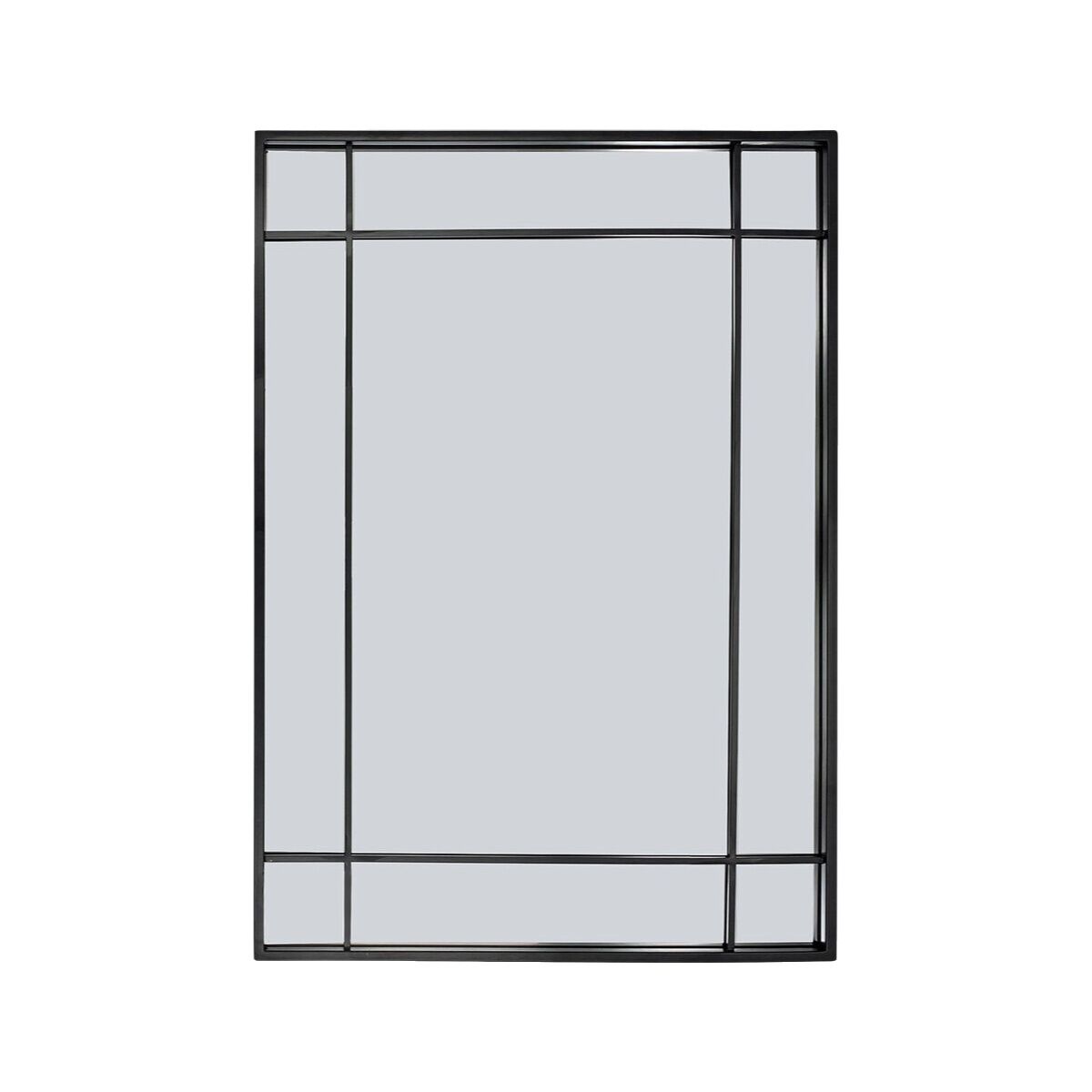 Väggspegel Versa Svart 2,9 X 76 X 53 CM - 2