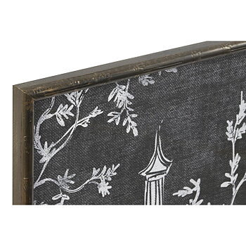 Tavla DKD Home Decor Bambu Glas 50 x 2,8 x 70 cm
