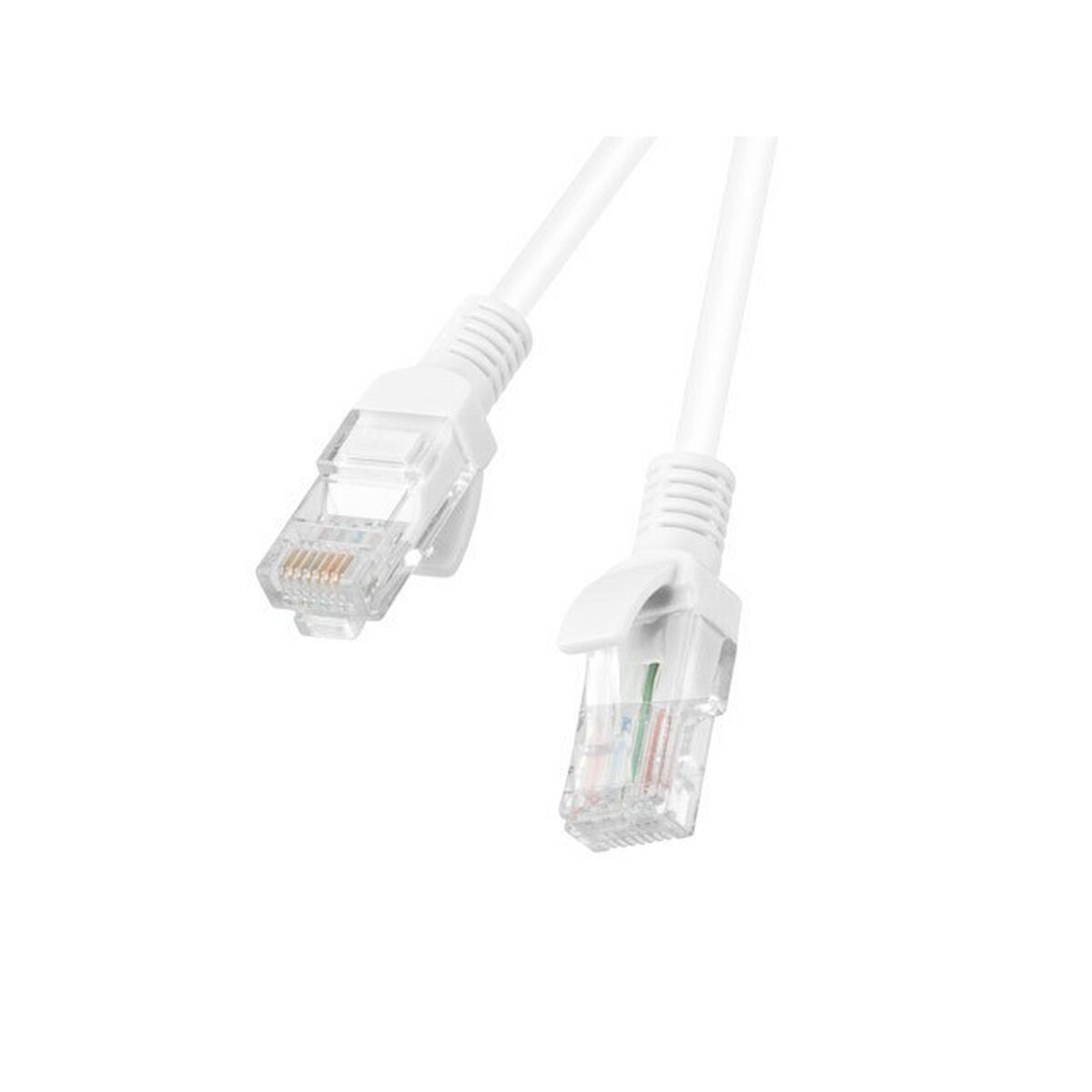 Nätkabel UTP Styv Kategori 5e Lanberg PCU5-10CC-3000-W Vit 30 m